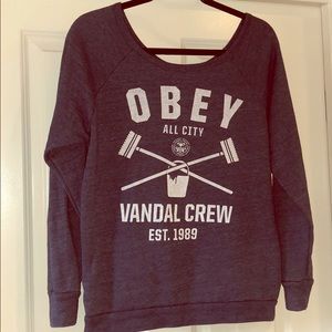 Washed Navy Blue Sweatshirt